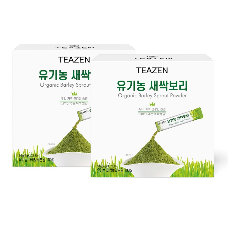 티젠 유기농 새싹보리 30스틱입x2박스