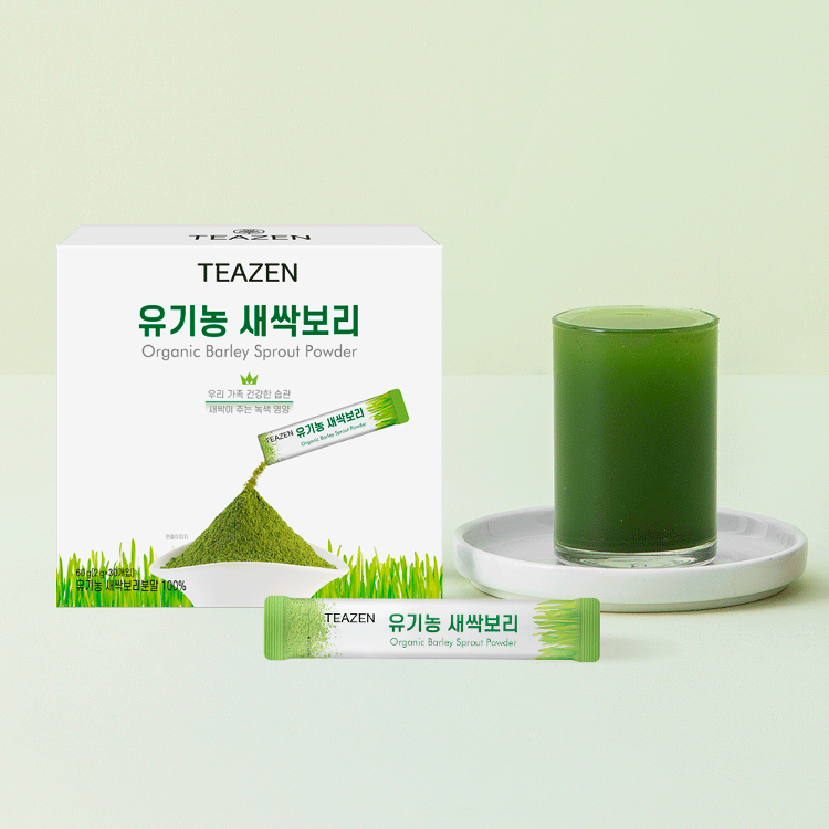 티젠 유기농 새싹보리 30스틱 대용량팩