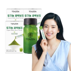 티젠 유기농 새싹보리 분말 30스틱+보틀 (무료배송)